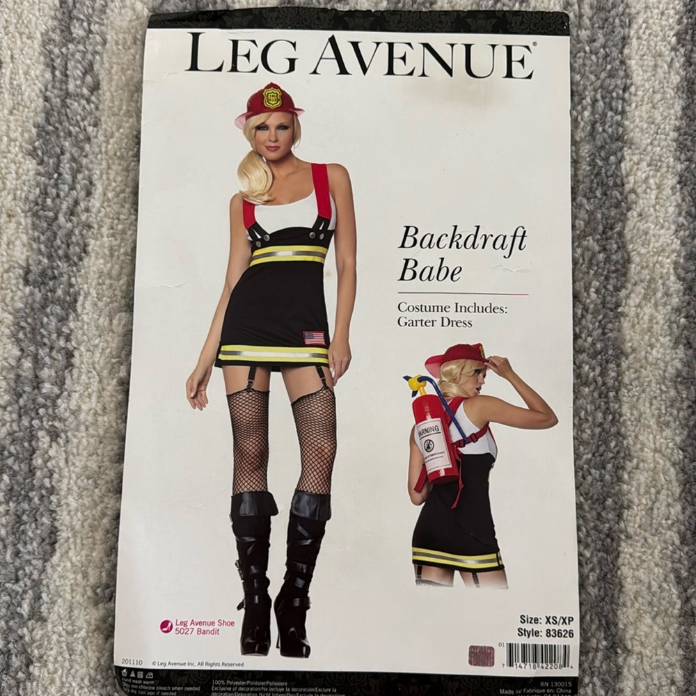 Backdraft babe Halloween costume